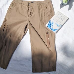 Chaps Cargo Khaki Pants Tan